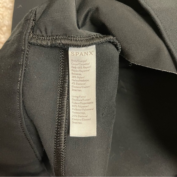 SPANX The Perfect Pant Women's Size Small Black Crop Flare Ponte High Waisted - Picture 14 of 14